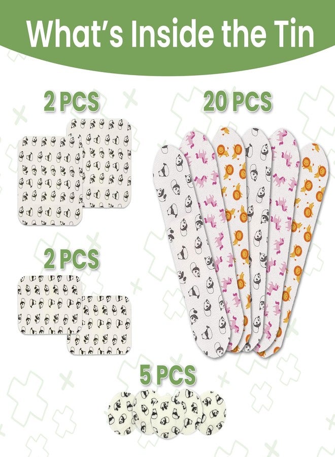 Patch Kids On-The-Go Natural Bamboo Adhesive Bandage Kit for Sensitive Skin, Eco-Friendly Hypoallergenic Bandages for Sensitive Skin. Non Toxic Bandages for Boys & Girls with Cute Prints, 29 ct Small - Image 2